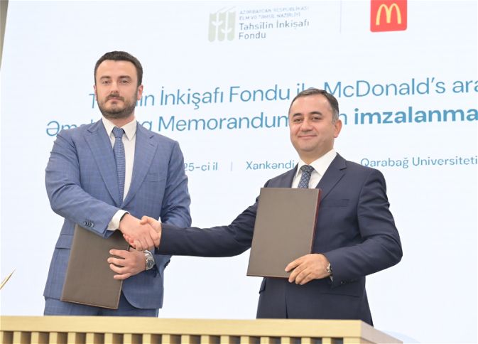 “McDonald’s Azərbaycan” Qarabağ Universitetinin tələbələrinə təqaüd ayıracaq